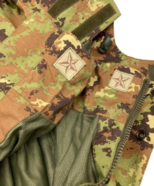 Italian military（イタリアン ミリタリー）Italian military (イタリアン ミリタリー) ［古着］ベジタートカモシェルジャケット ブラウン×グリーン サイズ:56の古着・服飾アイテム