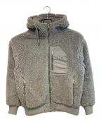 HELLY HANSENヘリーハンセン）の古着「フリース ファイバーパイルサーモフーディー」｜グレー