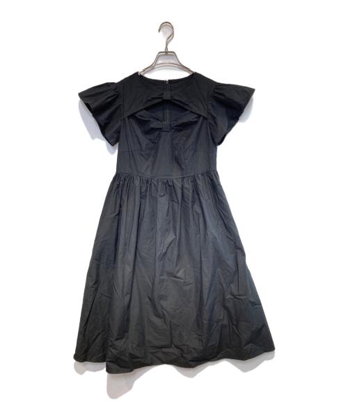OBLI（オブリ）OBLI (オブリ) オープンリボンワンピース ブラック サイズ:1の古着・服飾アイテム