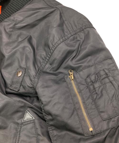 VANSON（バンソン）VANSON (バンソン) ボンバージャケット ブラック サイズ:XLの古着・服飾アイテム