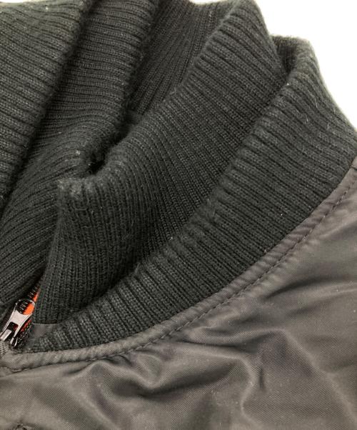 VANSON（バンソン）VANSON (バンソン) ボンバージャケット ブラック サイズ:XLの古着・服飾アイテム