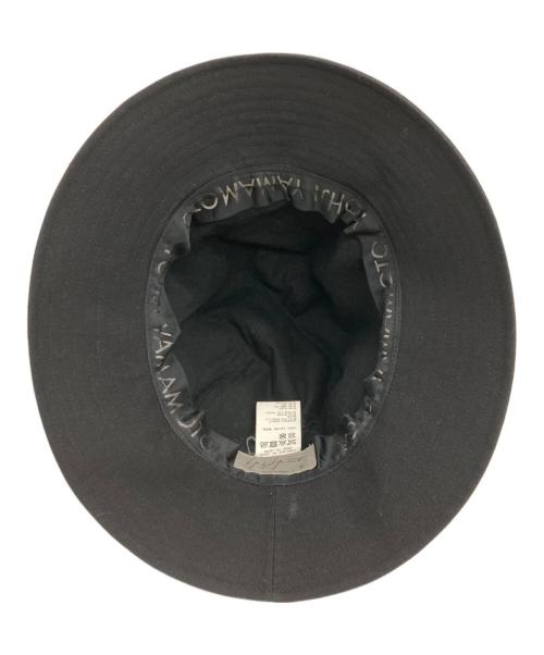 Yohji Yamamoto pour homme（ヨウジヤマモト プールオム）Yohji Yamamoto pour homme (ヨウジヤマモト プールオム) WOOL FLANNEL FEDORA HAT ブラックの古着・服飾アイテム