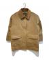the Barnnet（ザ バーネット）の古着「Corduroy collar herringbone Short coat」｜ベージュ