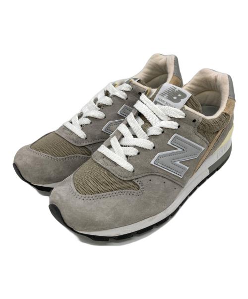 NEW BALANCE（ニューバランス）NEW BALANCE (ニューバランス) M996 ベージュ×グレー サイズ:US5 1/2の古着・服飾アイテム