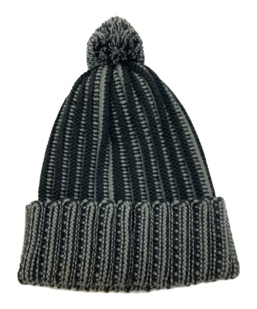 SUPREME（シュプリーム）SUPREME (シュプリーム) Contrast Stripe Beanie ブラックの古着・服飾アイテム