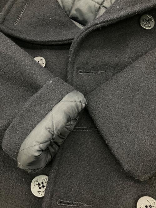 Schott（ショット）Schott (ショット) メルトンPコート ブラック サイズ:38の古着・服飾アイテム