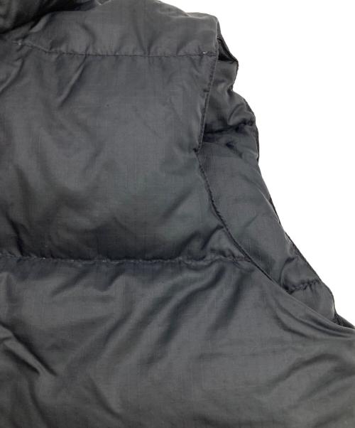 Crescent Down Works（クレセントダウンワークス）Crescent Down Works (クレセントダウンワークス) ナイロンリップストップダウンベスト ブラック サイズ:Sの古着・服飾アイテム