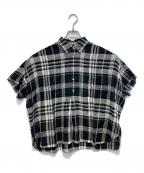 BEAMS BOYビームスボーイ）の古着「リネンS/Sシャツ」｜ブラック