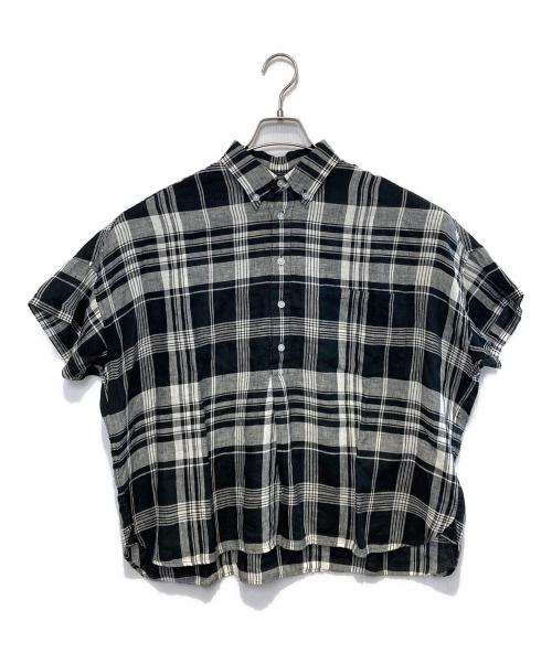 BEAMS BOY（ビームスボーイ）BEAMS BOY (ビームスボーイ) リネンS/Sシャツ ブラック サイズ:FREEの古着・服飾アイテム