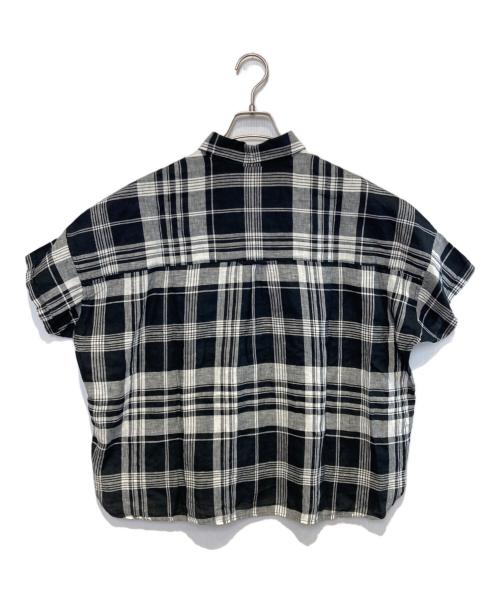 BEAMS BOY（ビームスボーイ）BEAMS BOY (ビームスボーイ) リネンS/Sシャツ ブラック サイズ:FREEの古着・服飾アイテム