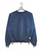 stussyステューシー）の古着「Fleece Raglan」｜ネイビー