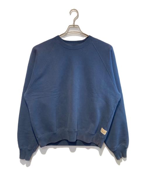 stussy（ステューシー）stussy (ステューシー) Fleece Raglan ネイビー サイズ:XLの古着・服飾アイテム