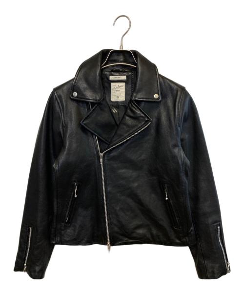 niko and（ニコアンド）niko and (ニコアンド) ダブルライダースジャケット ブラック サイズ:Lの古着・服飾アイテム