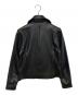 niko and (ニコアンド) ダブルライダースジャケット ブラック サイズ:L：5000円