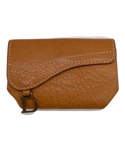 Christian Dior（クリスチャン ディオール）Christian Dior (クリスチャン ディオール) サドルコインケース ブラウンの古着・服飾アイテム