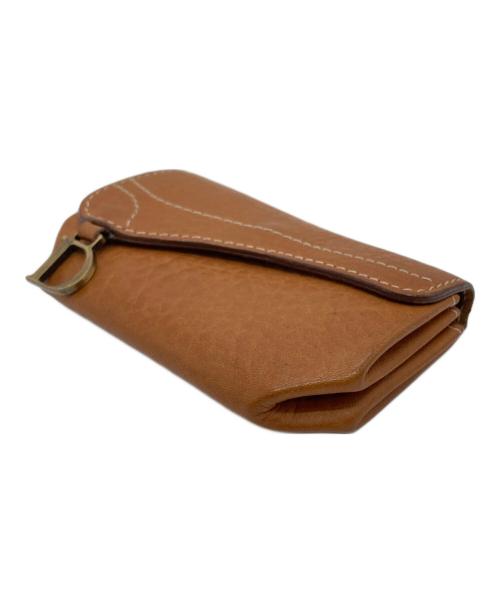 Christian Dior（クリスチャン ディオール）Christian Dior (クリスチャン ディオール) サドルコインケース ブラウンの古着・服飾アイテム