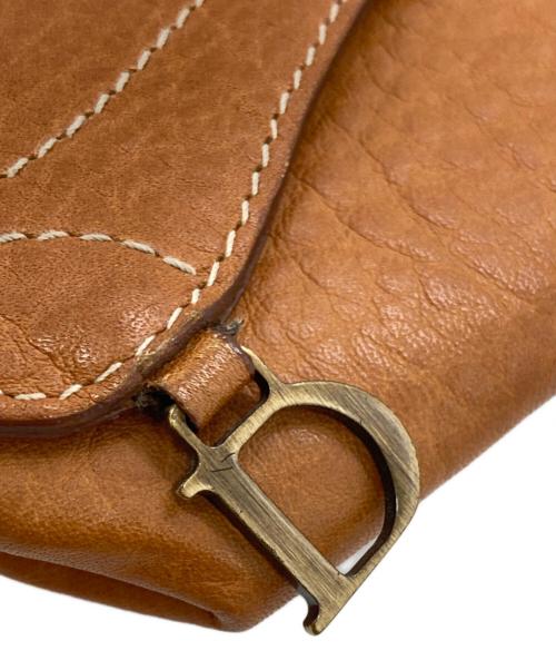 Christian Dior（クリスチャン ディオール）Christian Dior (クリスチャン ディオール) サドルコインケース ブラウンの古着・服飾アイテム