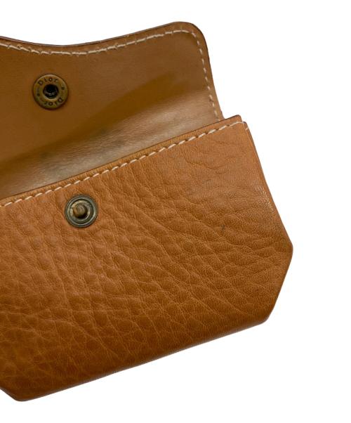 Christian Dior（クリスチャン ディオール）Christian Dior (クリスチャン ディオール) サドルコインケース ブラウンの古着・服飾アイテム