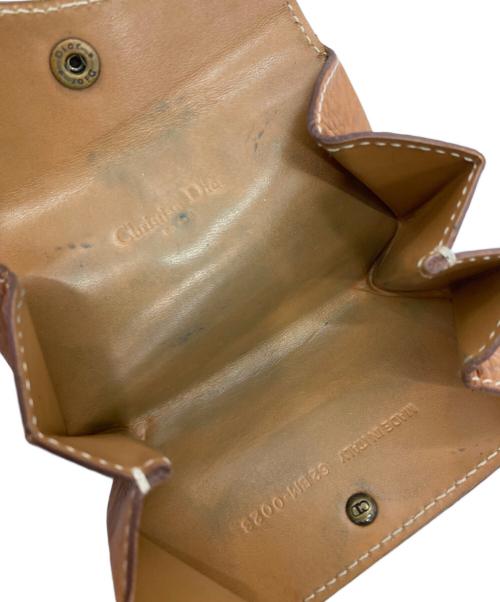 Christian Dior（クリスチャン ディオール）Christian Dior (クリスチャン ディオール) サドルコインケース ブラウンの古着・服飾アイテム