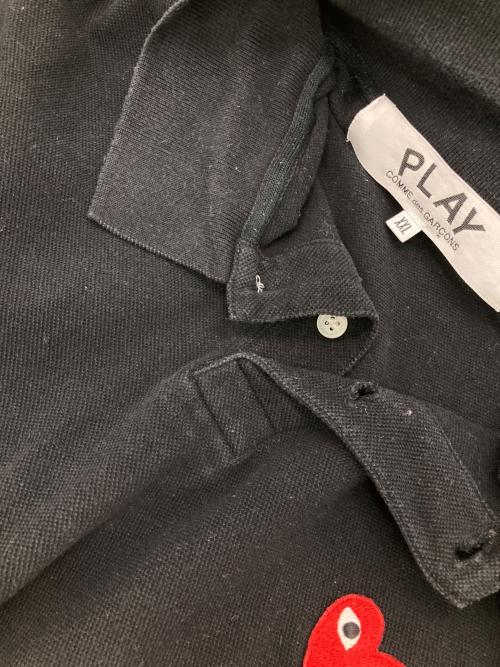 COMME des GARCONS（コムデギャルソン）COMME des GARCONS (コムデギャルソン) ポロシャツ ブラック サイズ:XXLの古着・服飾アイテム