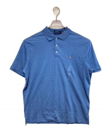 未使用タグ付 ポロラルフローレン 半袖ポロシャツ L ネイビー コットン100% 中古・古着通販】POLO RALPH LAUREN (ポロ・ラルフローレン