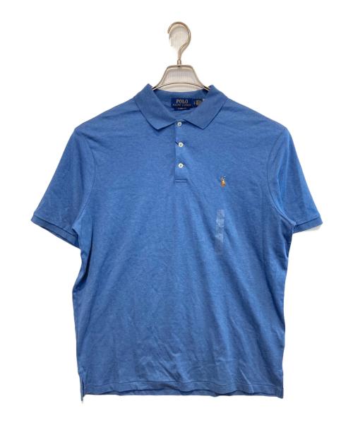POLO RALPH LAUREN（ポロ・ラルフローレン）POLO RALPH LAUREN (ポロ・ラルフローレン) ポロシャツ ブルー サイズ:L 未使用品の古着・服飾アイテム