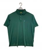 POLO RALPH LAURENポロ・ラルフローレン）の古着「ストレッチジャージーポロシャツ」｜グリーン