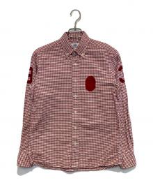 A BATHING APE（ア ベイシング エイプ）の古着「チェックシャツ」｜レッド