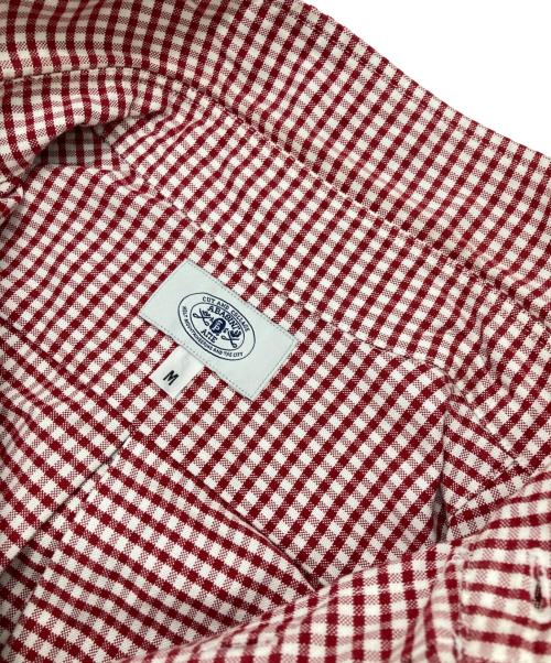 A BATHING APE（ア ベイシング エイプ）A BATHING APE (ア ベイシング エイプ) チェックシャツ レッド サイズ:Mの古着・服飾アイテム