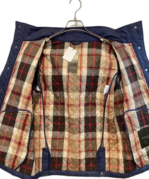 MACKINTOSH LONDON（マッキントッシュ ロンドン）MACKINTOSH LONDON (マッキントッシュ ロンドン) キルティングタフタフーデットショートコート ネイビー サイズ:38 未使用品の古着・服飾アイテム