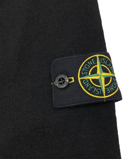 STONE ISLAND（ストーンアイランド）STONE ISLAND (ストーンアイランド) LIGHT RAW HAND ORGANIC COTTON KNIT ブラック サイズ:Mの古着・服飾アイテム