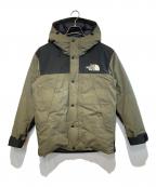 THE NORTH FACEザ ノース フェイス）の古着「MOUNTAIN DOWN JACKET」｜カーキ×ブラック