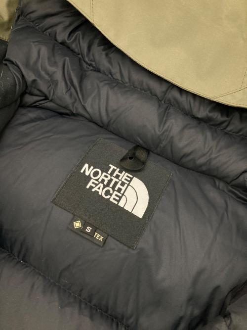 THE NORTH FACE（ザ ノース フェイス）THE NORTH FACE (ザ ノース フェイス) MOUNTAIN DOWN JACKET カーキ×ブラック サイズ:Sの古着・服飾アイテム