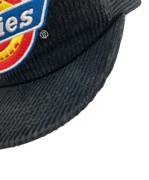 Dickies（ディッキーズ）Dickies (ディッキーズ) SUPREME (シュプリーム) Corduroy Mesh Back 5-Panel Cap ブラックの古着・服飾アイテム