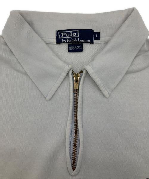 POLO RALPH LAUREN（ポロ・ラルフローレン）POLO RALPH LAUREN (ポロ・ラルフローレン) [古着]ハーフジップスウェット グレー サイズ:Ｌの古着・服飾アイテム