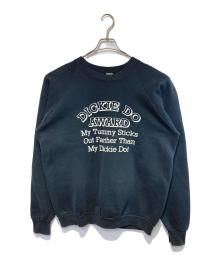 FRUIT OF THE LOOM（フルーツオブザルーム）の古着「［古着］プリントスウェット」｜ブラック