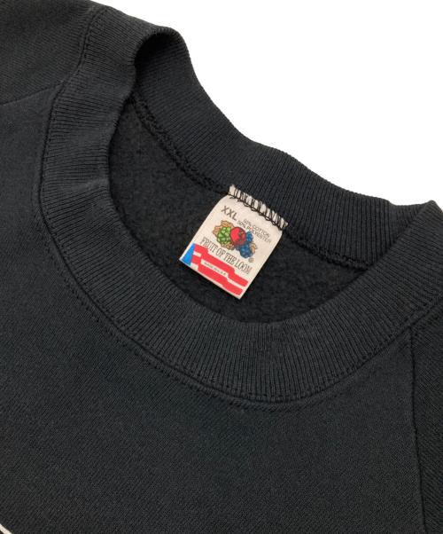 FRUIT OF THE LOOM（フルーツオブザルーム）FRUIT OF THE LOOM (フルーツオブザルーム) ［古着］プリントスウェット ブラック サイズ:XXLの古着・服飾アイテム