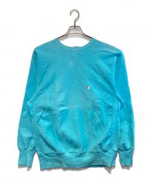 Champion REVERSE WEAVE（チャンピオン リバース ウィーブ）の古着「［古着］クルーネックスウェット」｜ブルー