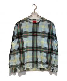 SUPREME（シュプリーム）の古着「Plaid Crewneck」｜ブルー
