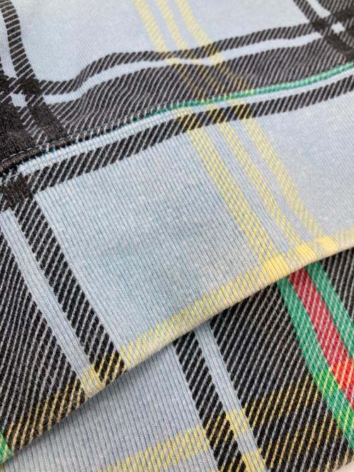 SUPREME（シュプリーム）SUPREME (シュプリーム) Plaid Crewneck ブルー サイズ:Lの古着・服飾アイテム