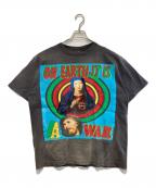 SAINT MICHAELセントマイケル）の古着「TEE ON EARTH BLACK」｜グレー