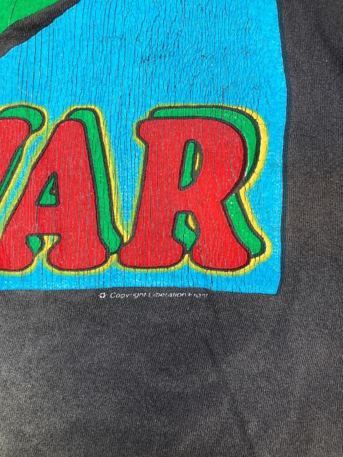 SAINT MICHAEL（セントマイケル）SAINT MICHAEL (セントマイケル) TEE ON EARTH BLACK グレー サイズ:Lの古着・服飾アイテム