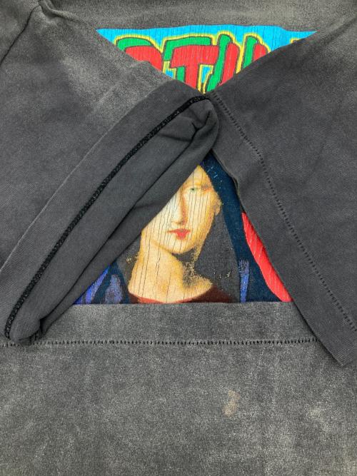 SAINT MICHAEL（セントマイケル）SAINT MICHAEL (セントマイケル) TEE ON EARTH BLACK グレー サイズ:Lの古着・服飾アイテム