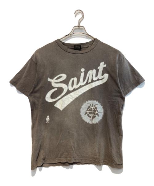 SAINT MICHAEL（セントマイケル）SAINT MICHAEL (セントマイケル) T-SHIRT FOCUS グレー サイズ:Lの古着・服飾アイテム