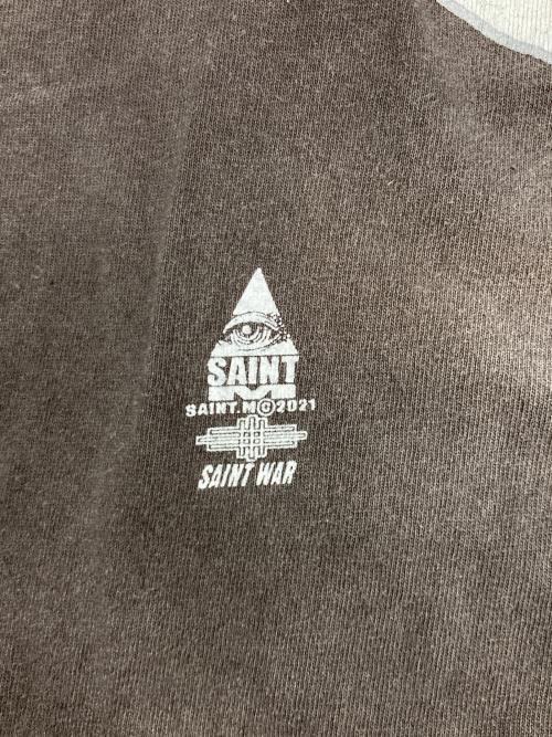 SAINT MICHAEL（セントマイケル）SAINT MICHAEL (セントマイケル) T-SHIRT FOCUS グレー サイズ:Lの古着・服飾アイテム