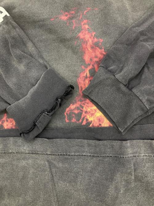 SAINT MICHAEL（セントマイケル）SAINT MICHAEL (セントマイケル) PTP LS TEE/SR TO SS グレー サイズ:XLの古着・服飾アイテム