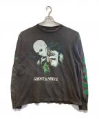 SAINT MICHAELセントマイケル）の古着「GS LS TEE GITS BLACK」｜グレー