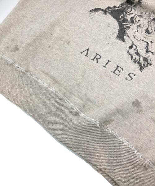 SAINT MICHAEL（セントマイケル）SAINT MICHAEL (セントマイケル) ARIES (アリーズ) ARS CREW SWEAT/MR ベージュ サイズ:XLの古着・服飾アイテム