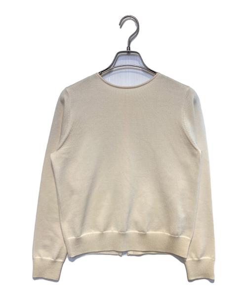 BALLSEY（ボールジィ）BALLSEY (ボールジィ) ニットカーディガン アイボリー サイズ:Sの古着・服飾アイテム