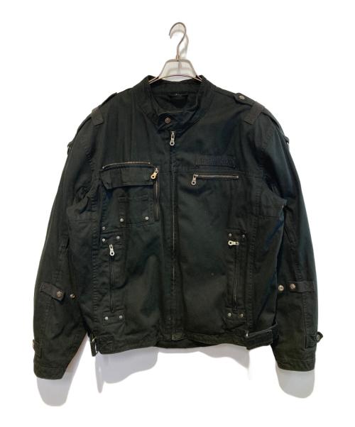 HARLEY-DAVIDSON（ハーレーダビッドソン）HARLEY-DAVIDSON (ハーレーダビッドソン) ［古着］ダックモーターサイクルジャケット ブラック サイズ:Ｌの古着・服飾アイテム